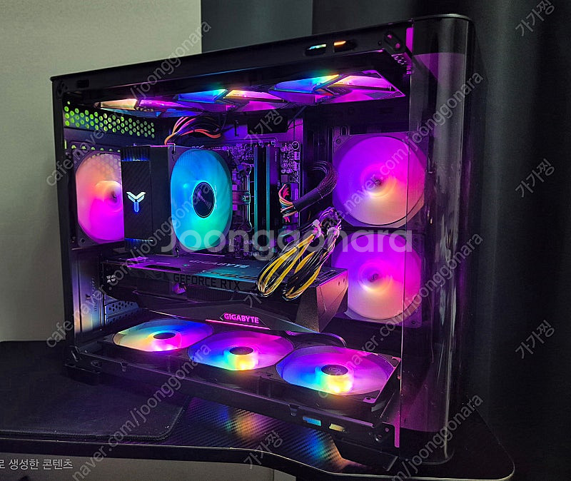 RTX3080 + 라이젠 9600X 블랙 어항케이스 조...--0