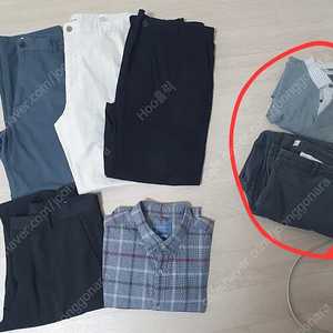남성 지오다노 여름 면바지 36사이즈외 사진 일괄-가격다운..오늘 쿨거래시 무배