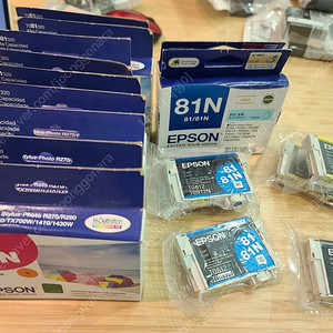 엡손프린터 잉크 81N 계열 TO811n, TO812n, TO814n, TO815n 판매합니다.