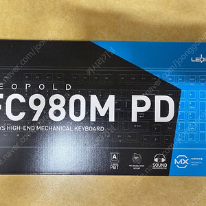 레오폴드 FC980M PD 키보드 판매합니다. (백축, 영문각인)