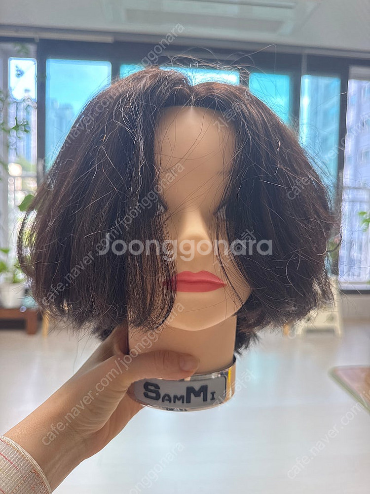 헤어 자격증 연습용 가발--1
