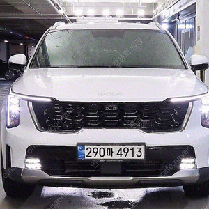 쏘렌토 중고 가격 쏘렌토 더 뉴 쏘렌토 4세대 중고 가격 흰색 2024년식 12,000km 가솔린 2.5T 2WD 노블레스 개인사업자중고차
