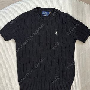 폴로 피마코튼 니트 블랙 S