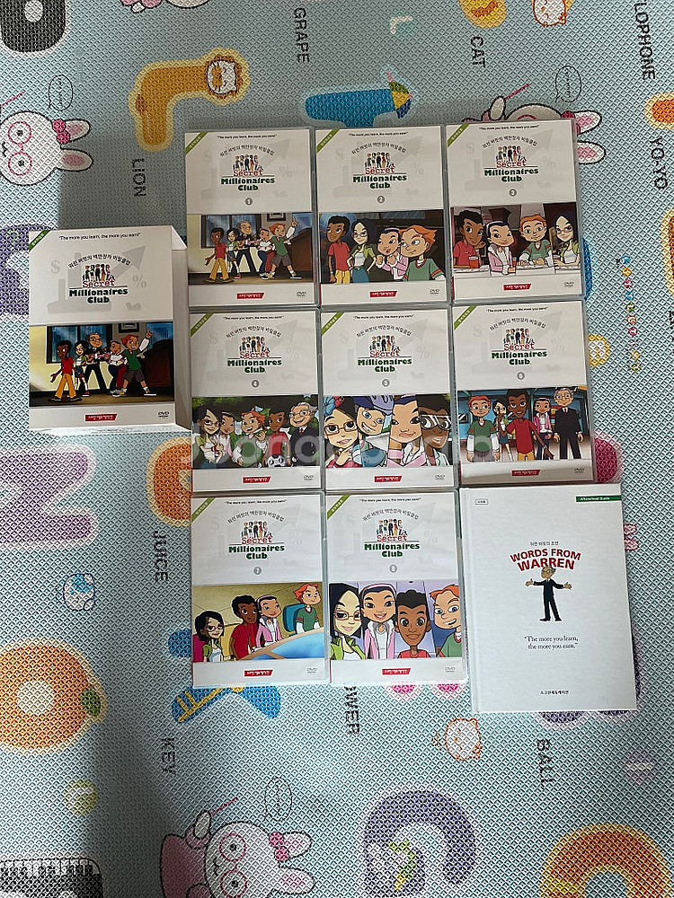 워렌버핏의 백만장자 비밀클럽 DVD 8종세트 + 조언책...--0