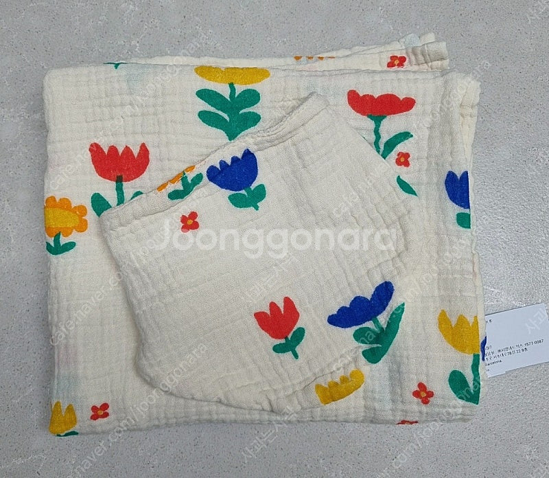 보보쇼즈 무슬린 25ss 블랭킷 빕 세트--0