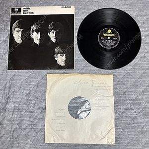 [Original 영국산 원판!!!] WITH THE BEATLES (1963) 영국 제조 mono LP Parlophone 위드 더 비틀즈 영국판 모노 6N / 6N matrix