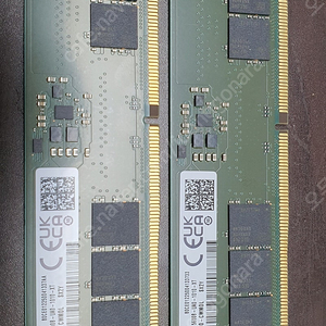삼성전자 DDR5-5600 (16GB) PC5-44800 CL46 16GB x 2개
