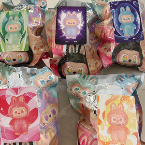 라부부 하이라이트 시리즈 키링 인형 행복,사랑,행운,희망,평온