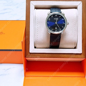 에르메스 아쏘 워치 40MM 블루래커