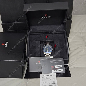 튜더 블랙베이 58 청판 시계 39 mm 스틸 79030B