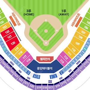 [ 7/5(토), 7/6(일) :: 기아 vs 롯데 ] - 3루 타이거즈 가족석 4인, 1루 K9 3연석