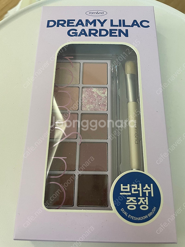 롬앤 섀도우 팔레트 09 드리미 라일락 가든 브러쉬 세...--0