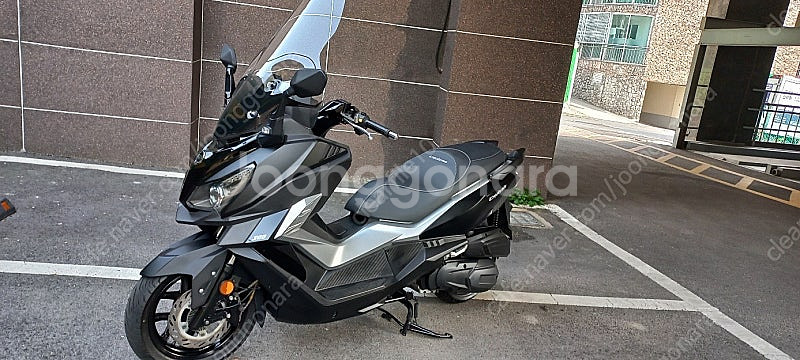 (부산)급매 SYM크로심300 블랙무광 2020년식 모...--3