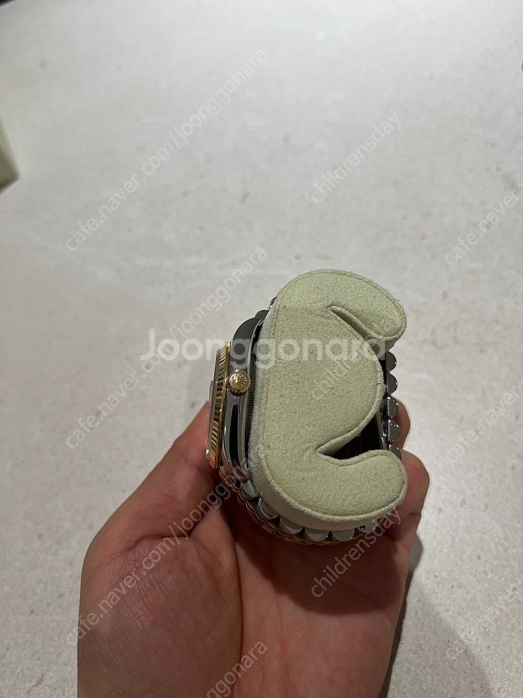 롤렉스 데이트저스트 텐포인트 옐로 골드 콤비 36mm--3