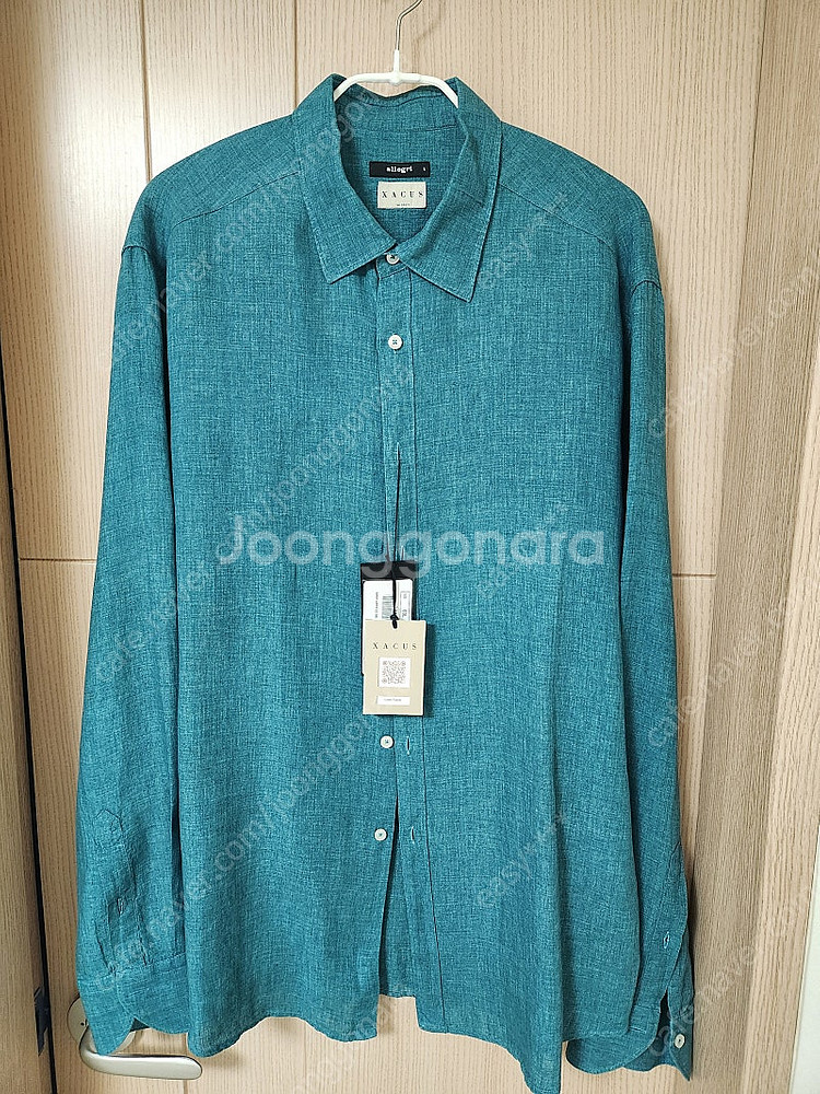 [L]알레그리 24ss XACUS LINEN 솔리드 셔...--0