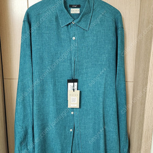 [L]알레그리 24ss XACUS LINEN 솔리드 셔츠 그린 새상품