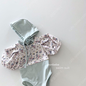 몽베베 미니로즈 원피스 수영복 M사이즈 (정가 4만원대) 여아수영복, 아기수영복