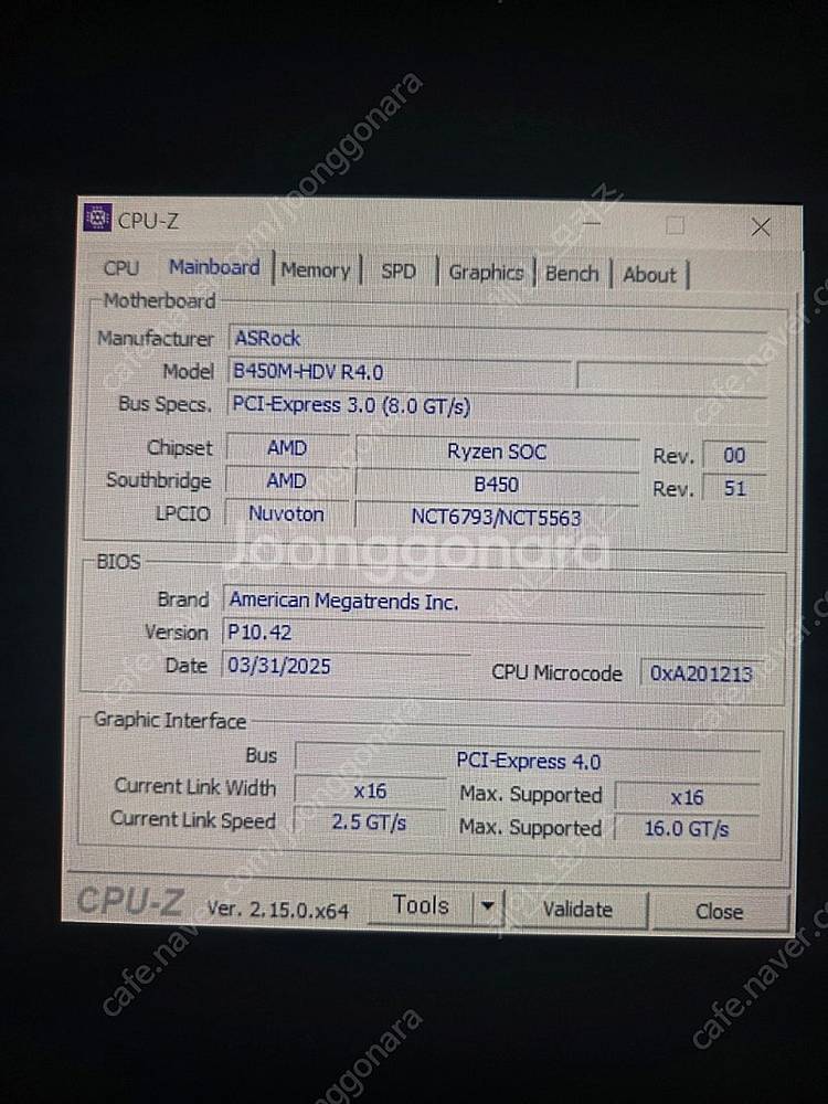 asrock B450m hdv r4.0--0