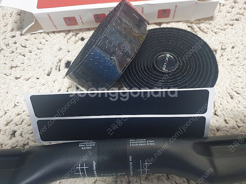 자가 교체가 쉬운 카본 에어로 핸들바와 벌집 실리콘 바...--3