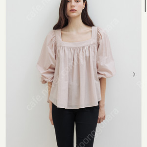 시에 러플 블라우스 바닐라 free 25ss 새상품
