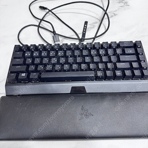 razor 레이저 키보드블랙위도우v3 미니 거의새것!!!!