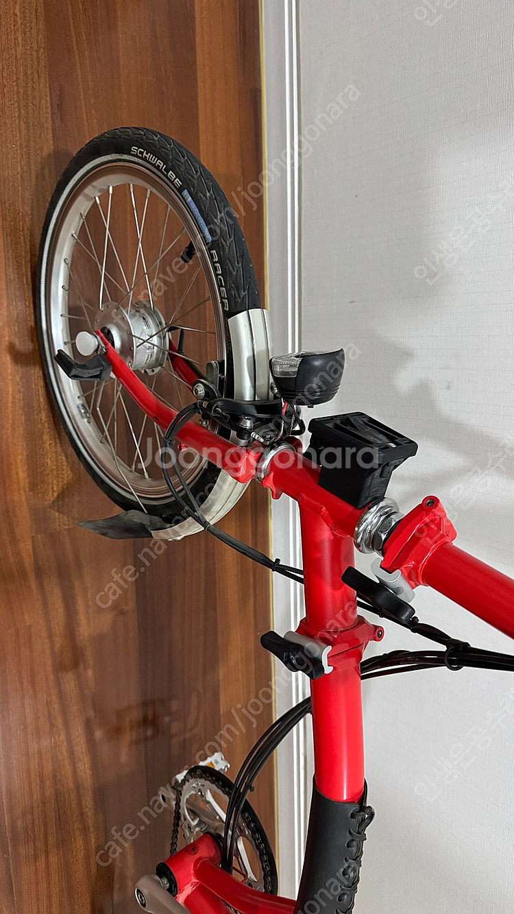 브롬톤 M6R 레드 허브다이나모 대구--3