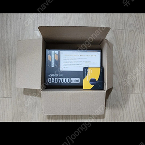 (미개봉) 블랙박스 카메라 cctv 아이나비 QXD7000mini 2채널, 아이나비 gps, 무료설치쿠폰 풀세트