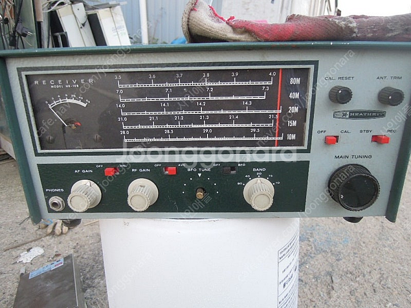 골동품 진공관 라디오---hr-10b--1