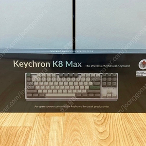키크론 K8 MAX ALU 유무선 RGB 기계식 텐키리스 키보드 핫스왑