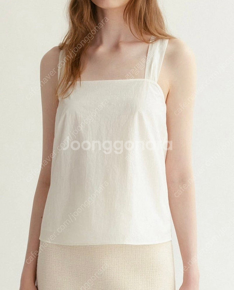 시에 sie 로린 스퀘어 슬리브리스 바닐라 S 택달린 새제품--1