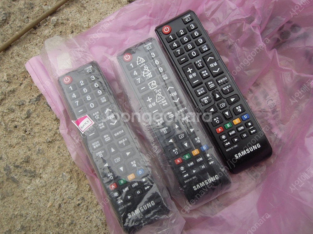 정품 삼성TV리모컨 BN59-01189C--세개--1