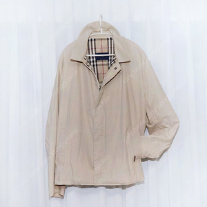 버버리 (BURBERRY) 더블 집업 해링턴 코튼 블루종 자켓 (52 / 100-105)