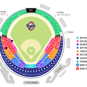 7월 6일 두산 베어스 VS KT 위즈 3루응원석 2연석 4연석, 3루 익사이팅존 4연석