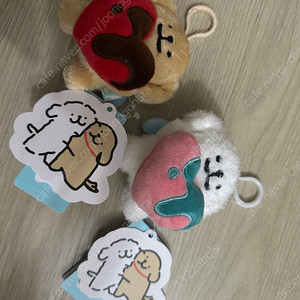 몰티즈 리트리버 인형 일괄