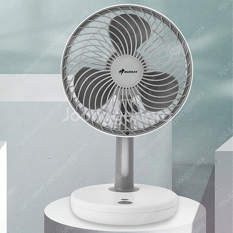 무소음 탁상용 무드등 무선 충전식 선풍기 미개봉 새상품--0