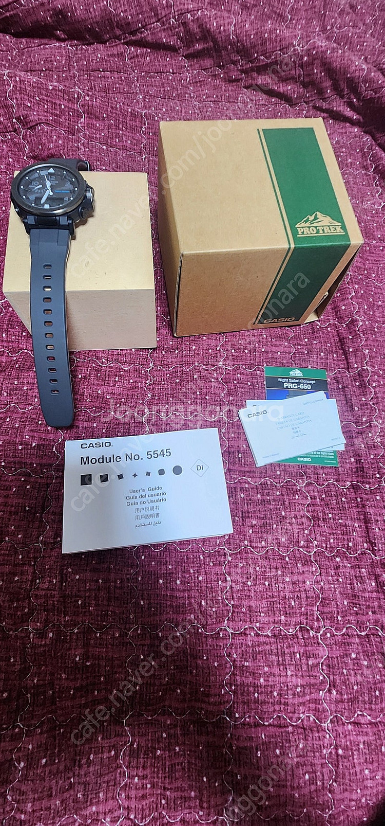 카시오 PRG-650Y 판매합니다--0