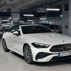 벤츠 CLE 중고차 흰색 2024년식 9,162km CLE 450 4MATIC 카브리올레 개인사업자 차량구매