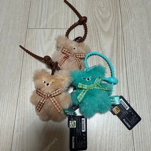와사비베어 키링,컬러데코링 (새상품)