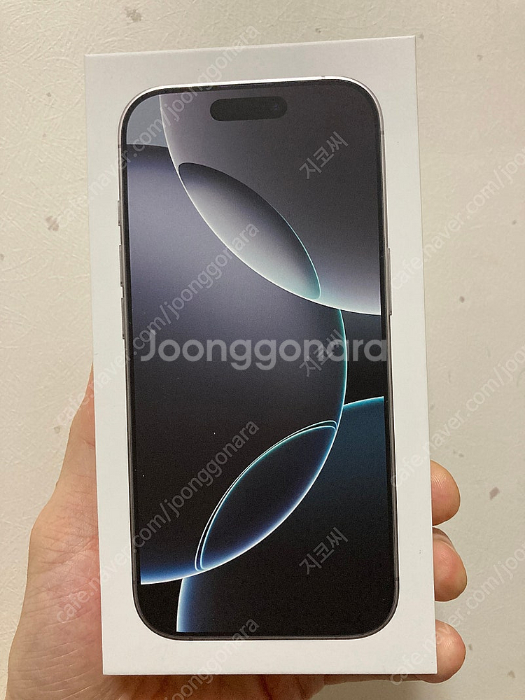 아이폰 16프로 화이트 티타늄 256G 미개봉 새제품--0