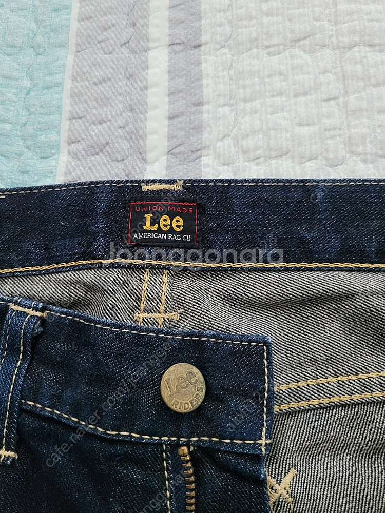 리 Lee & 아메리칸렉시 콜라보 유니온메이드 슬림 테...--4