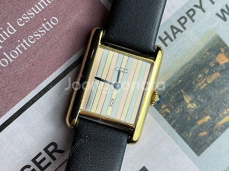 Cartier 까르띠에 탱크머스트 트리니티 21mm 스...--2