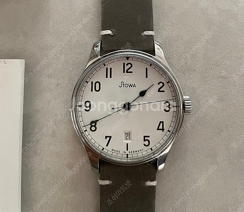 스토바 마린 아라빅 구형 로고 40mm 오토매틱--1
