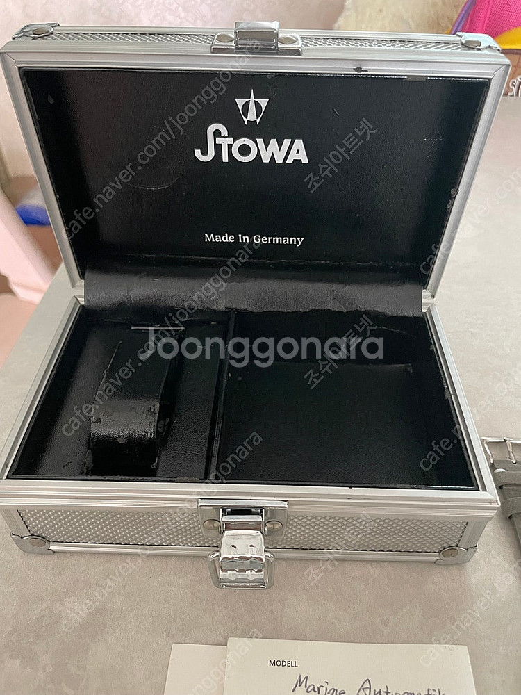 스토바 마린 아라빅 구형 로고 40mm 오토매틱--9