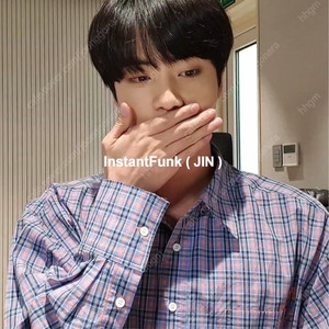 인스턴트펑크 오버사이즈 체크셔츠(BTS진 착용)
