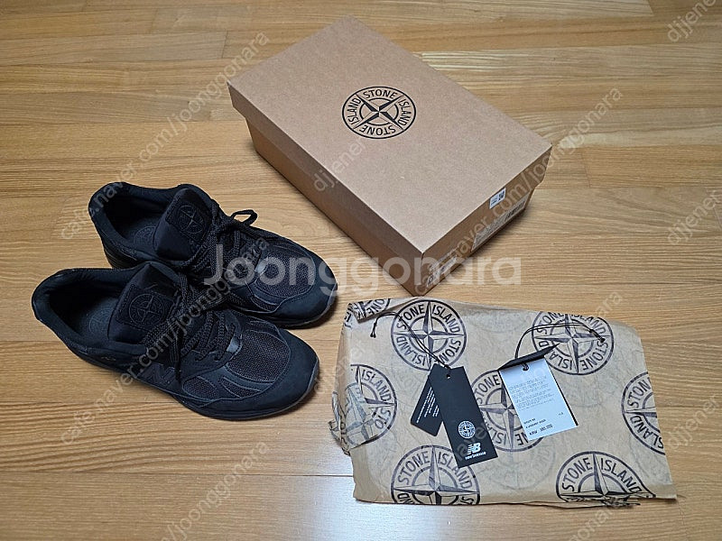 뉴발란스 X 스톤아일랜드 991 v2 블랙 295 사이...--0