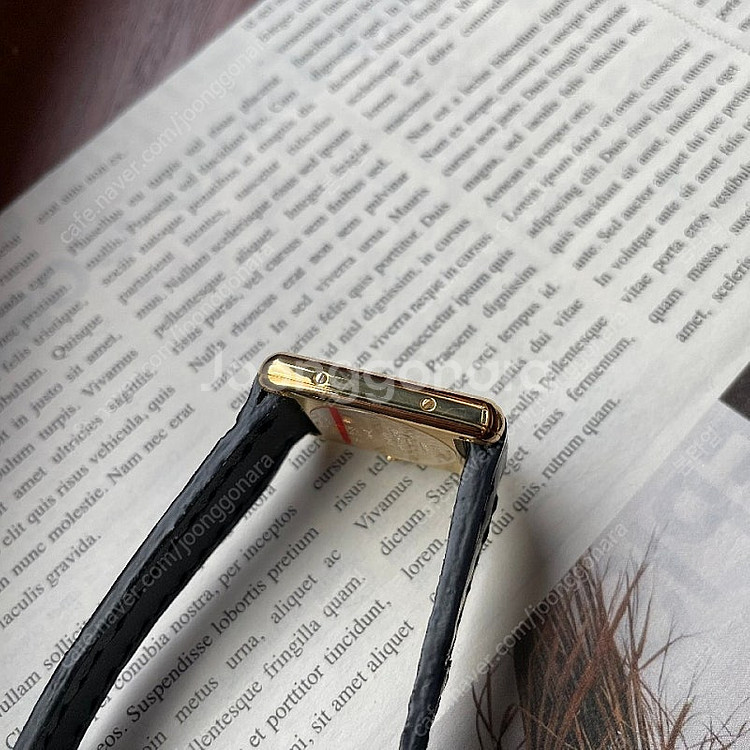 Cartier 까르띠에 탱크머스트 21mm 스몰 금도금...--2