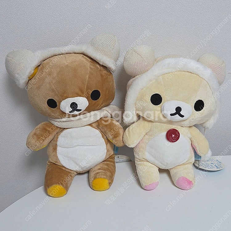 일괄)고전 리락쿠마 코리락쿠마 겨울 목도리 귀마개 인형--0