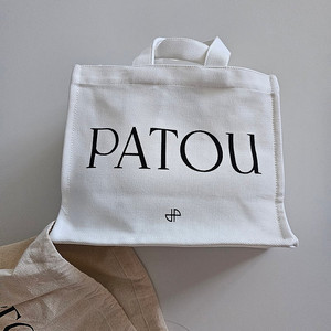 PATOU 빠투 코튼 캔버스 스몰 파투 토트백 새상품 정품 파격가