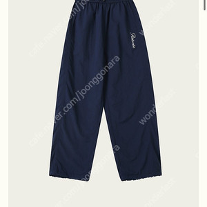 리본빛 바스 나일론 팬츠 리본빛 bas nylon pants navy 택o