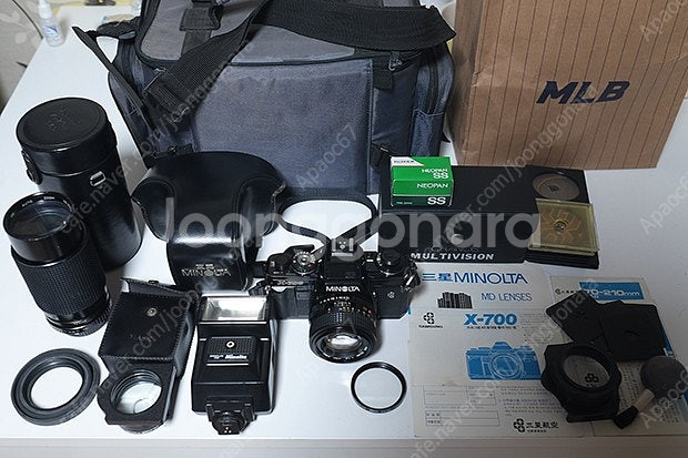 미놀타 x700,x-700 (랜즈2개,각종필터와 가방,...--0